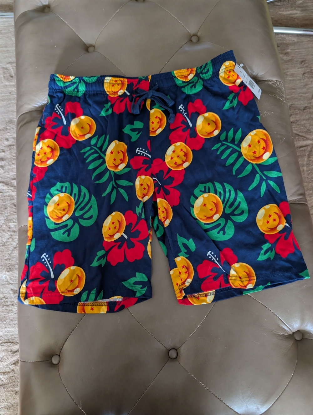 DragonBall Z Mens Sleep Shorts Size M
